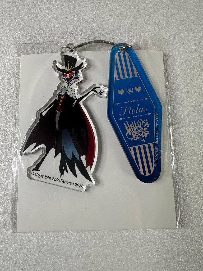 Helluva Boss Smile Base Cafe Arylic Charm Stolas