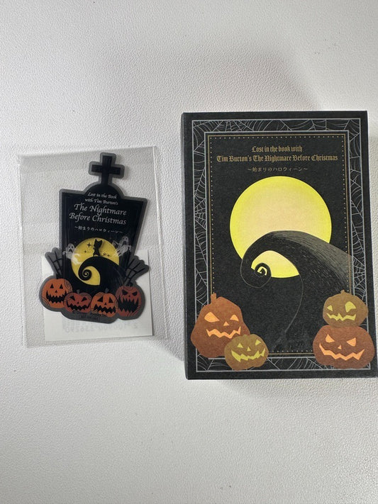 Twisted Wonderland Nightmare Before Christmas Pop Up Notepad Sticker Skully
