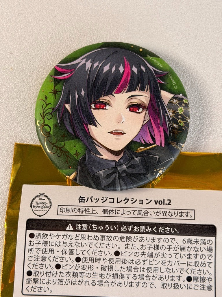 Twisted Wonderland 5th Anniversary Blazing Jewel Badge Diasomnia Lilia Vanrouge