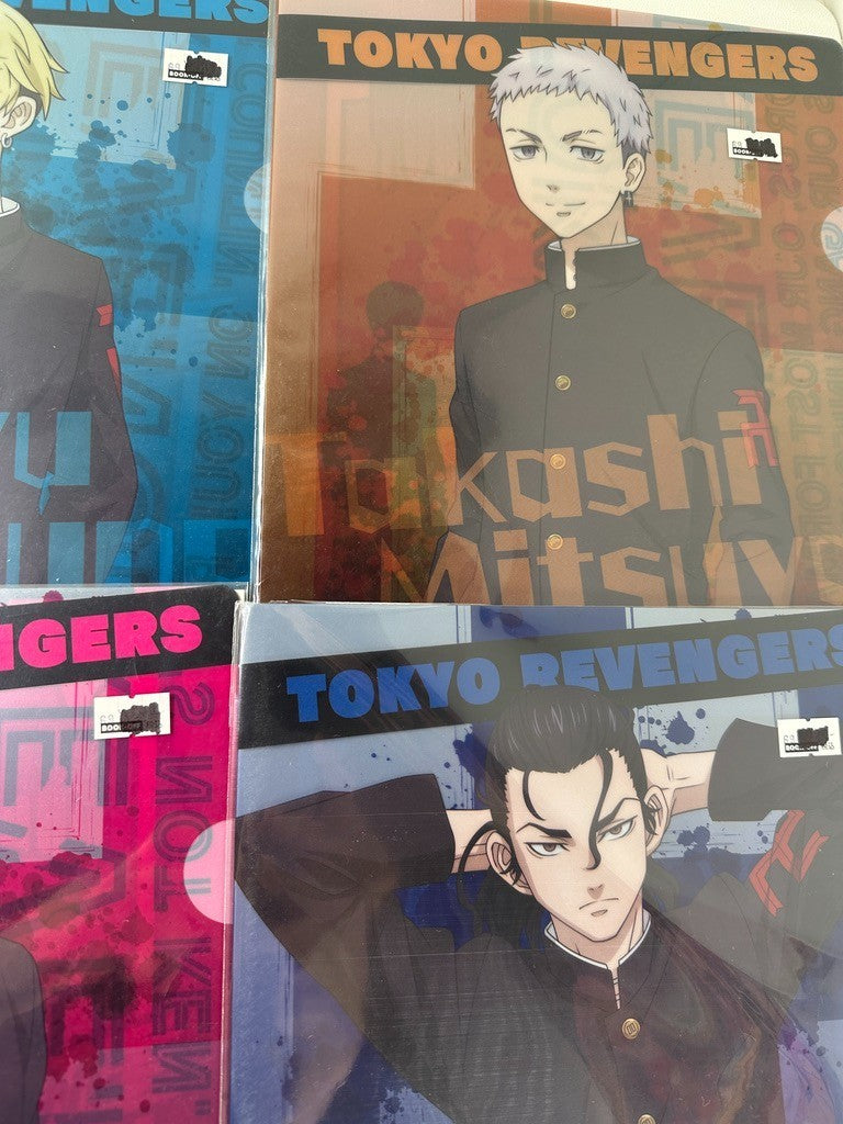 Tokyo Revengers Clear File Set Chifuyu Takashi Ken Keisuke