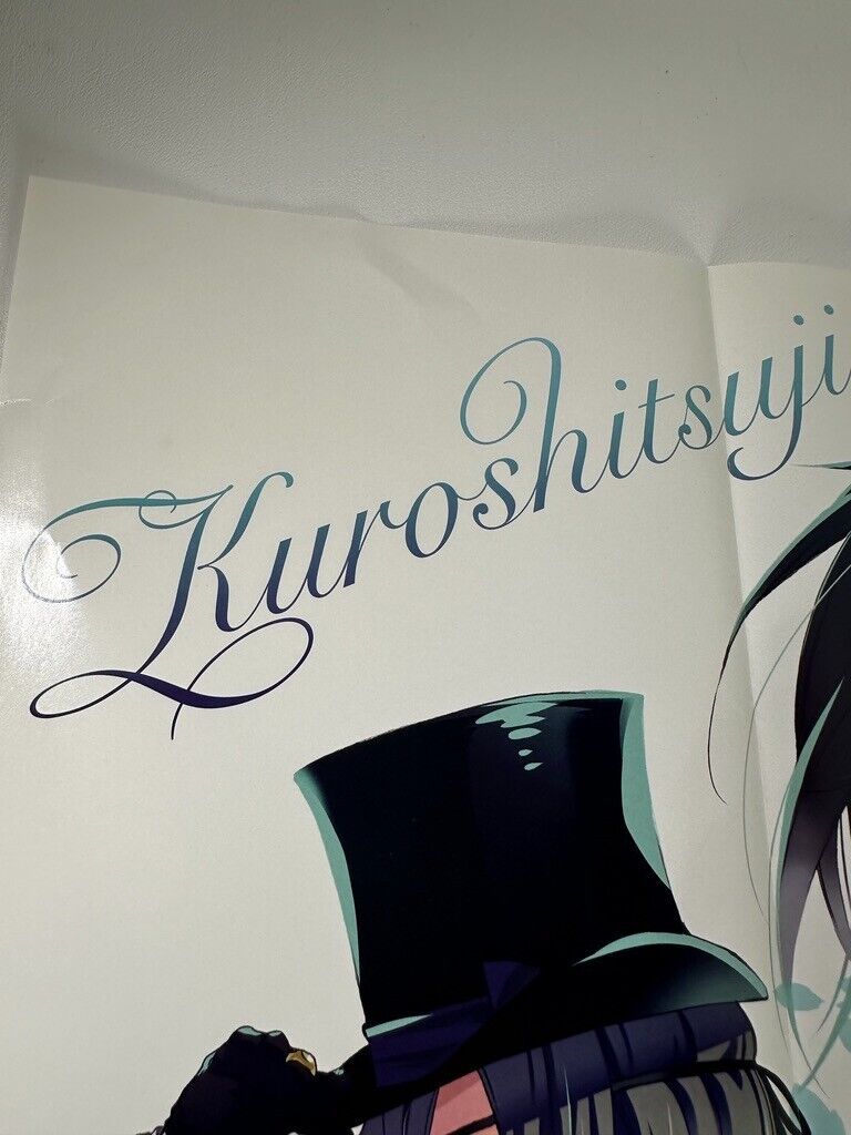 Black Butler Kuroshitsuji Poster Yana Taboso Ciel Phantomhive Sebastian