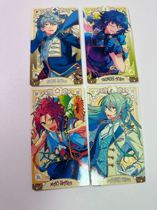 Ensemble Stars Arcana Cards Set of 4  Izumi Tsumugi Wataru Mao
