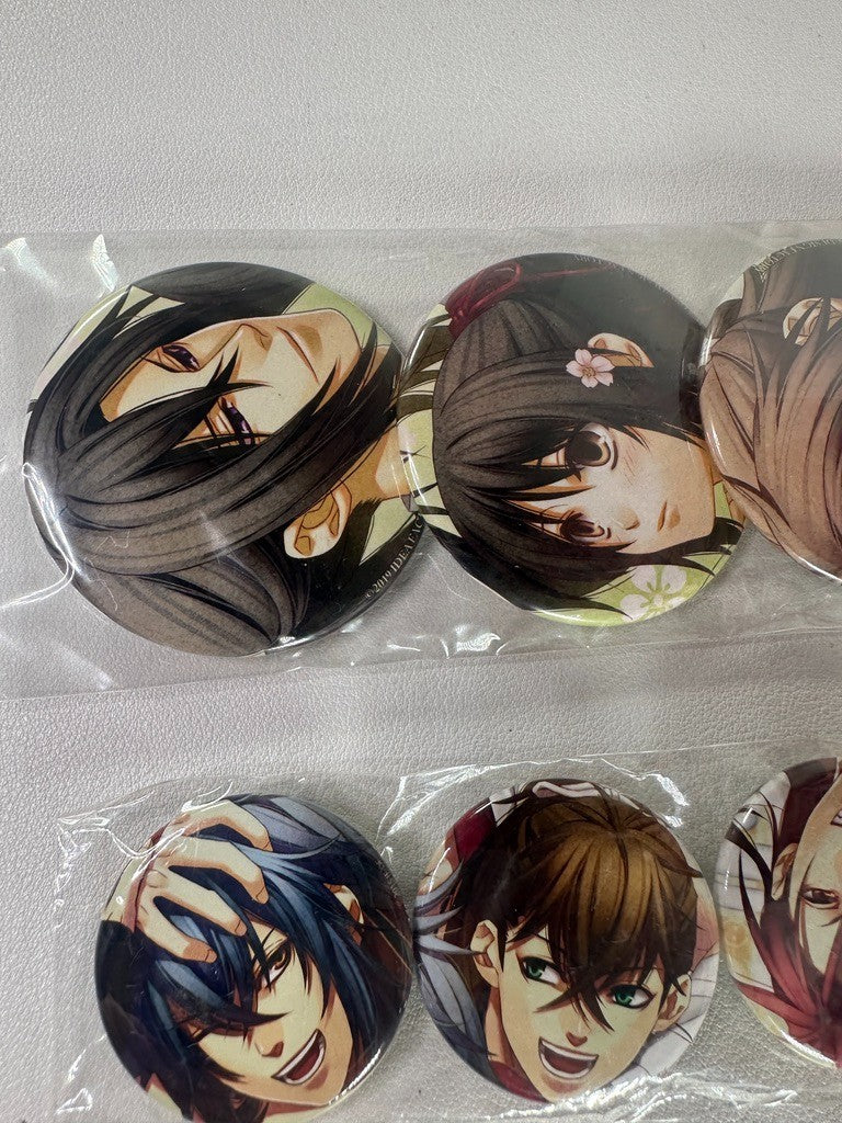 Hakuoki Can Badge Set Souji Okita Hajime Saitou