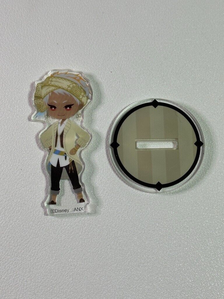 Twisted Wonderland Can Badge Scarabia Kalim AlAsim Chibi Acrylic Stand