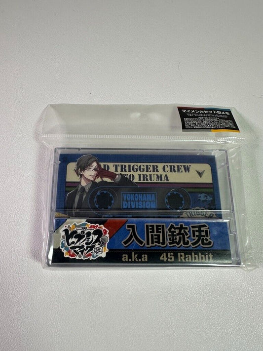 Hypnosis Mic Cassette Memo Memo Pad Set Mad Trigger Crew Jyuto Iruma