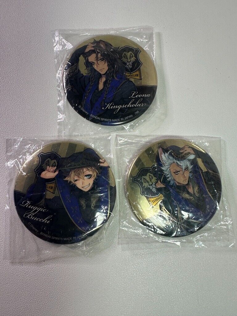 Twisted Wonderland Can Badge Set Savanaclaw Leona Jack Ruggie Ceremony