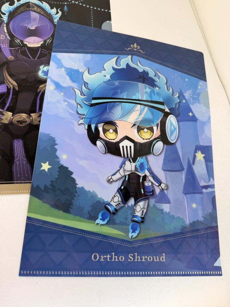 Twisted Wonderland Clear File Set Ignihyde Ortho Shroud