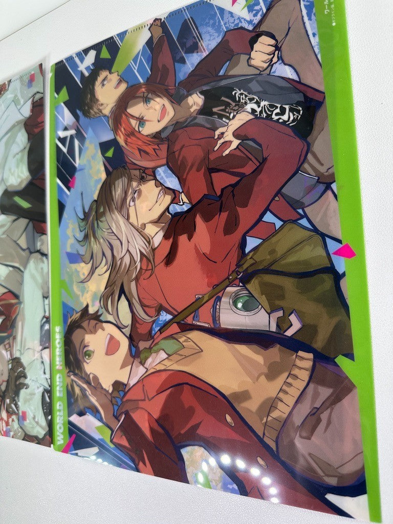 World End Heroes Clear File Set Togami Mahiro Sakai Mitsugi