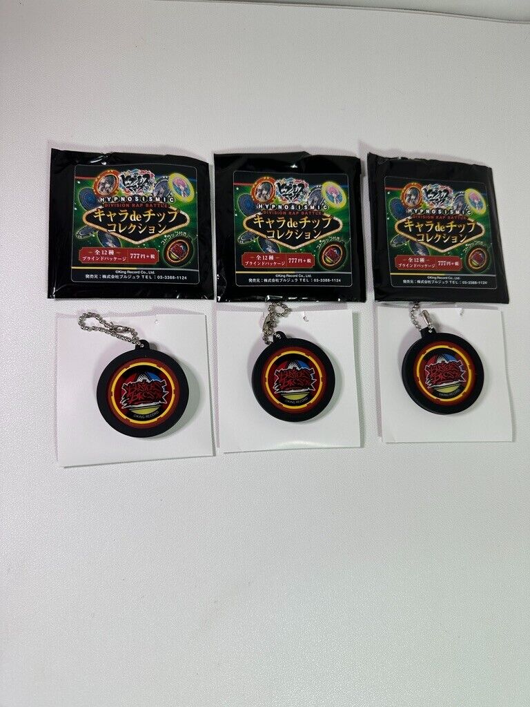 Hypnosis Mic Goods Character de Chip Key Chain Buster Bros Jiro Ichiro Saburo