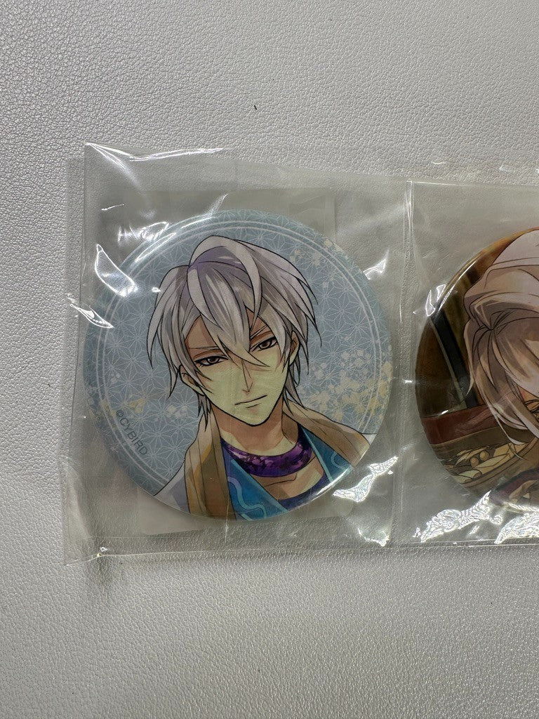 Ikemen Sengoku Romances Across Time Can Badge Set Mitsuhide Akechi