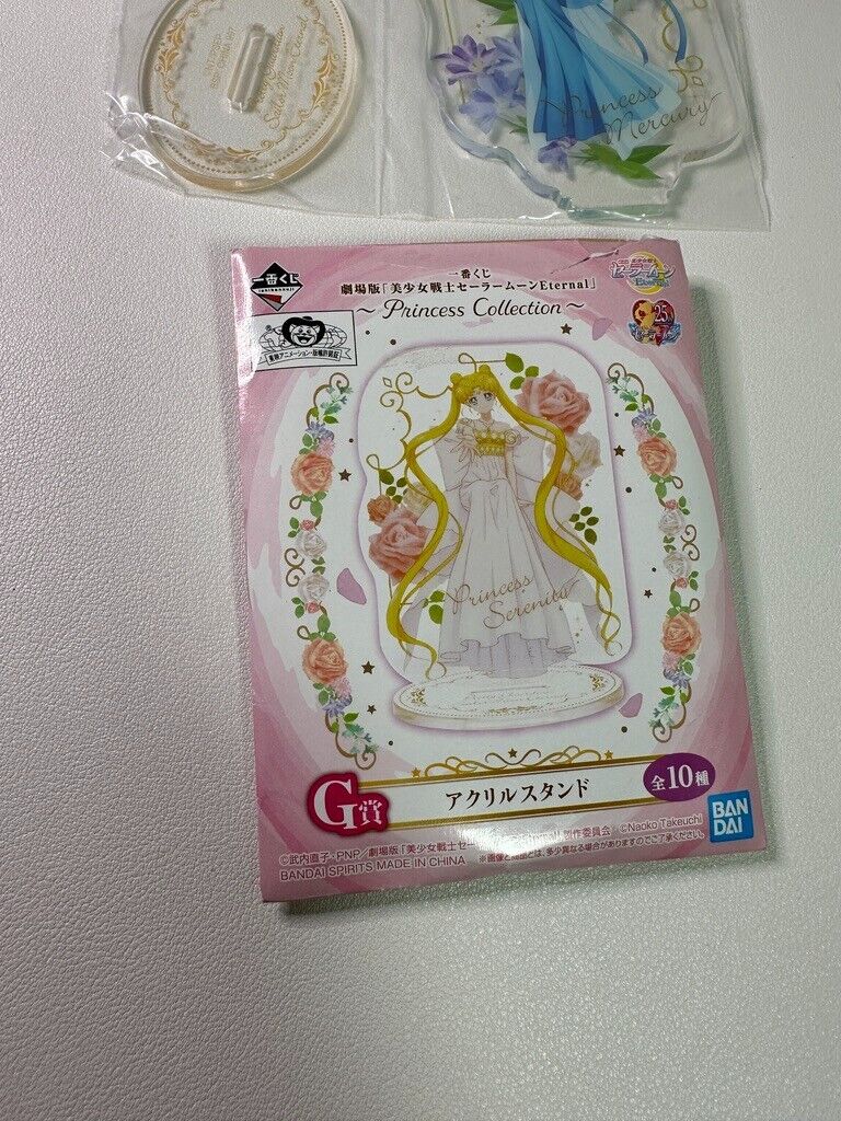 Sailor Moon Eternal Ichiban Kuji Princess Serenity Acrylic Stand Mizuno Ami