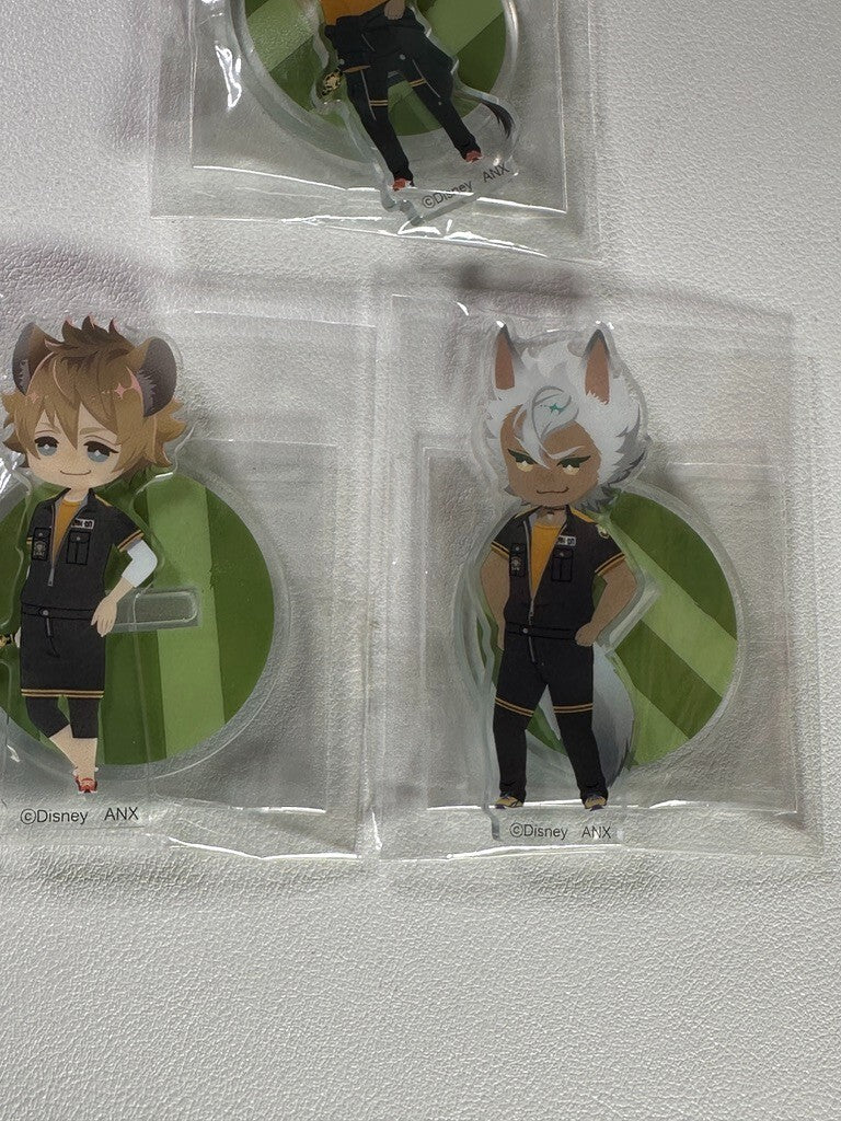 Twisted Wonderland Savanaclaw Gym Acrylic Stand Set Ruggie Leona Jack