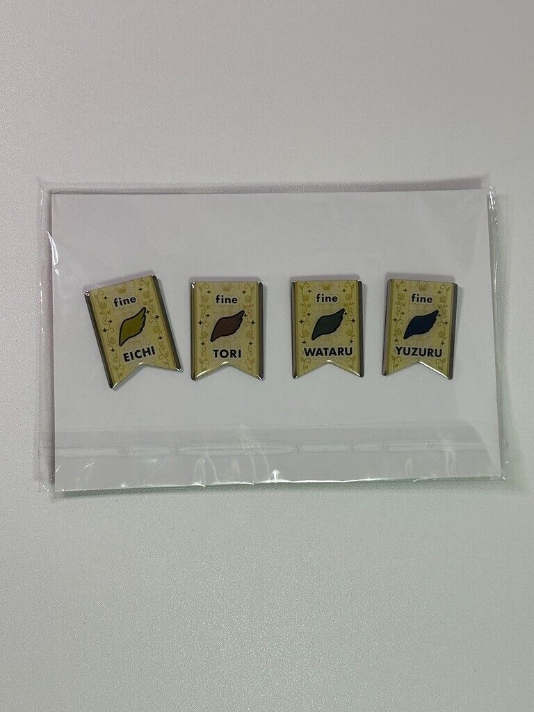 Ensemble Stars! TV Animation Purchase Bonus Pin Set  Tori Eichi Wataru Yuzuru