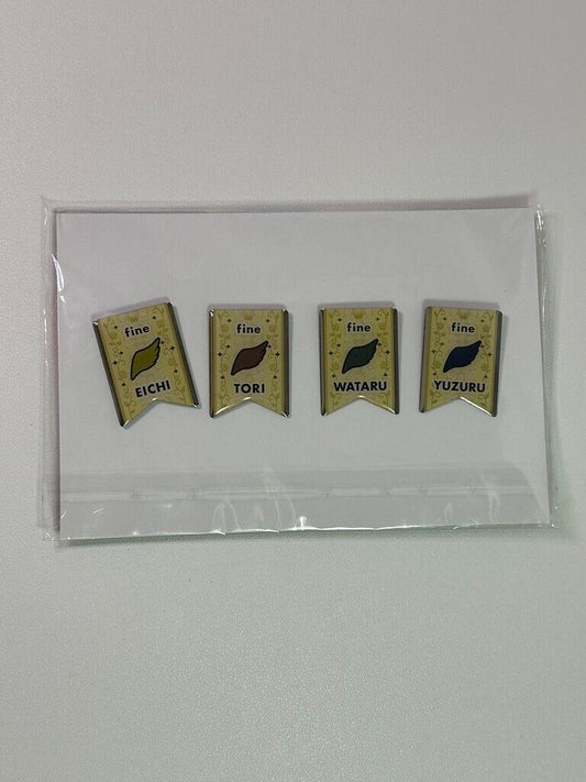 Ensemble Stars! TV Animation Purchase Bonus Pin Set  Tori Eichi Wataru Yuzuru
