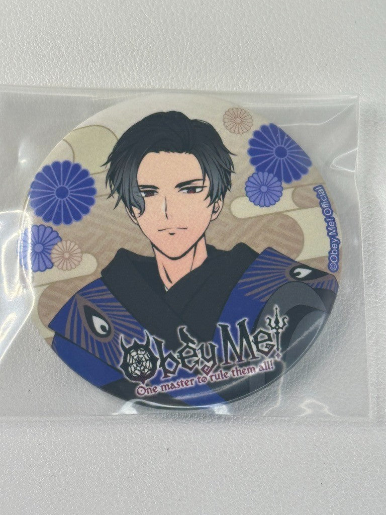 Obey Me! One Master to Rule Them all Maneki Neko Can Badge Lucifer