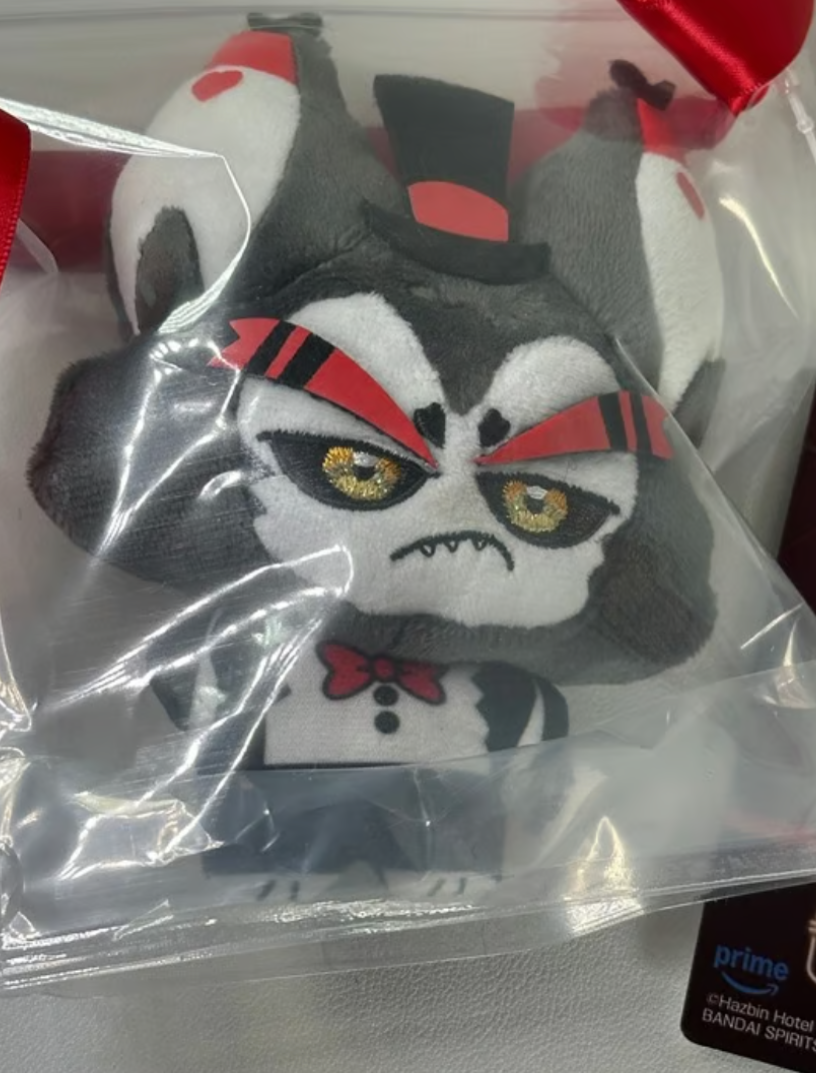 Hazbin Hotel Ichiban Kuji D Kirara Izu Plush Mascot Plush Husk