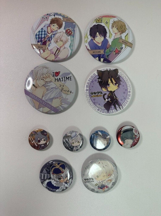 Super Sale TsukiUta Six Gravity Procellarum Seleas Fiuna Can Badge Set 1