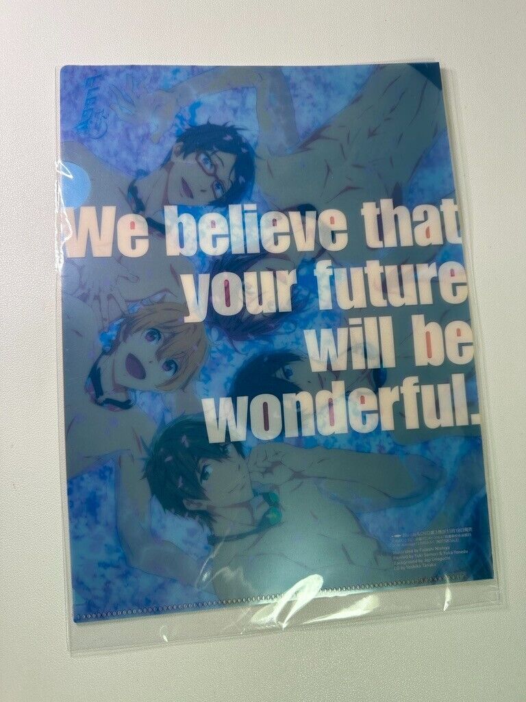 Free! Iwatobi Swim Club Clear File Haruka Rin Makoto Hiyori Believe