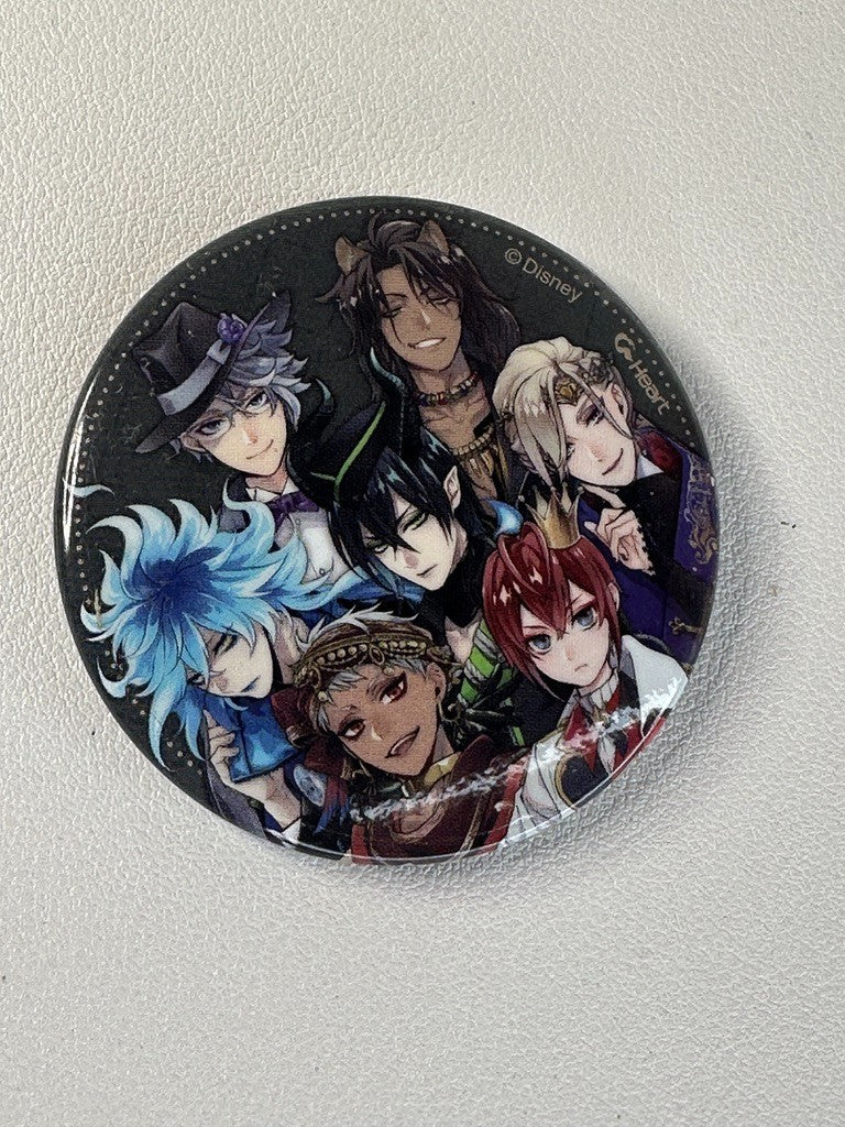 Twisted Wonderland Can Badge Malleus Riddle Idia Kalim Vil Azul Leona