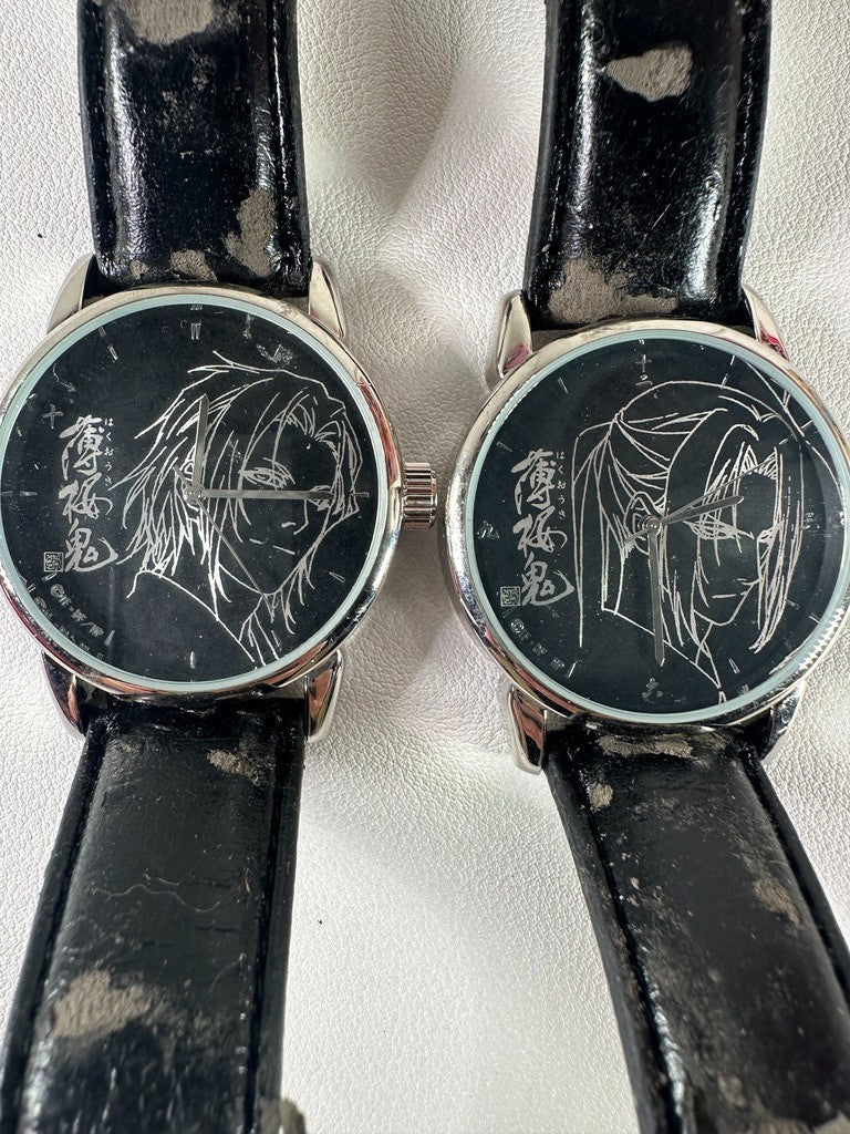 DAMAGED AS IS Hakuouki Wrist Watch Set Souji Okita