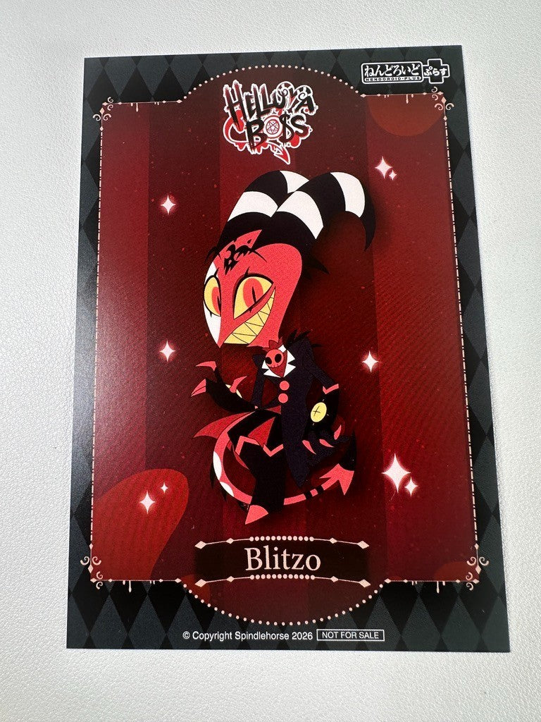 Helluva Boss Smile Base Cafe Postcard Blitz
