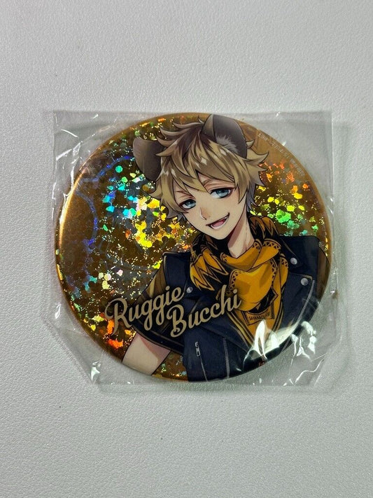 Twisted Wonderland Can Badge Savanaclaw Ruggie Bucchi Glitter Icon Dormitory