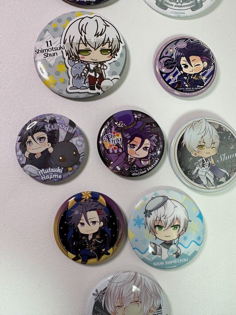 Super Sale TsukiUta Six Gravity Procellarum Seleas Fiuna Can Badge Set 3