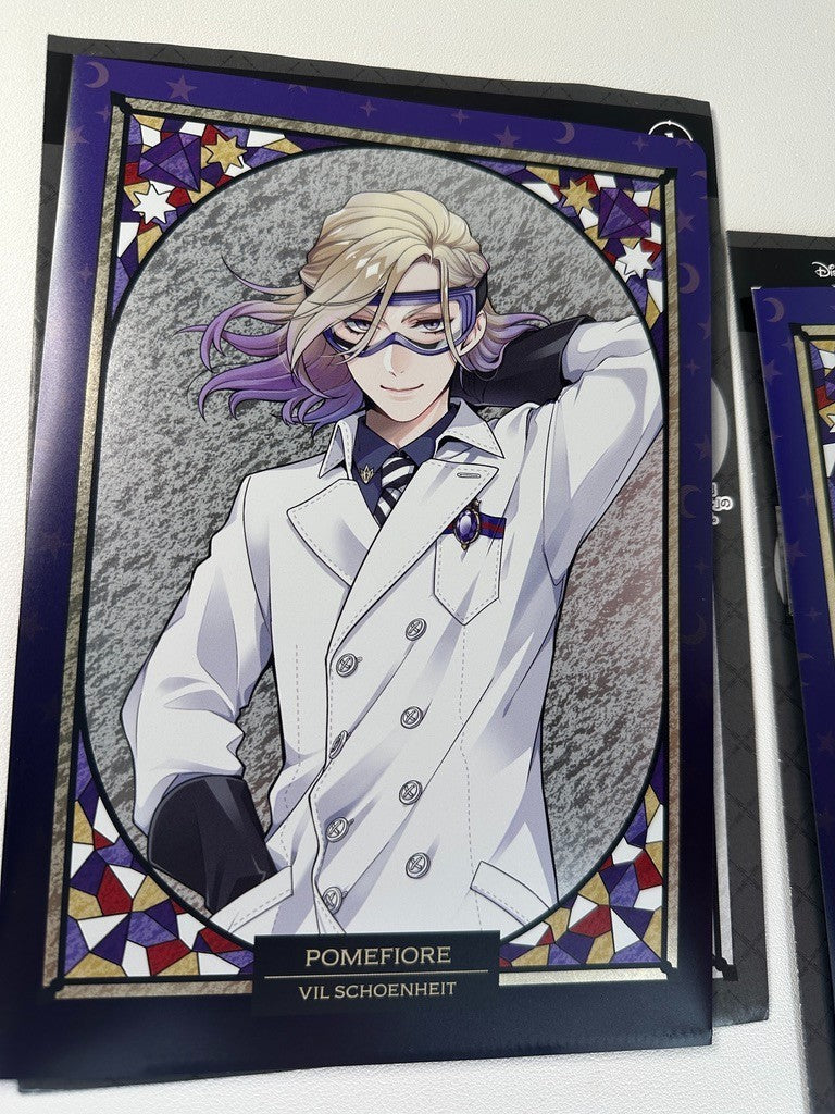 Twisted Wonderland A5 Double Clear File Set Pomefiore Vil Schoenheit Rook Hunt