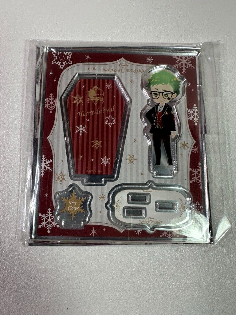 Twisted Wonderland  Heartslabyul Trey Clover Christmas Acrylic Stand