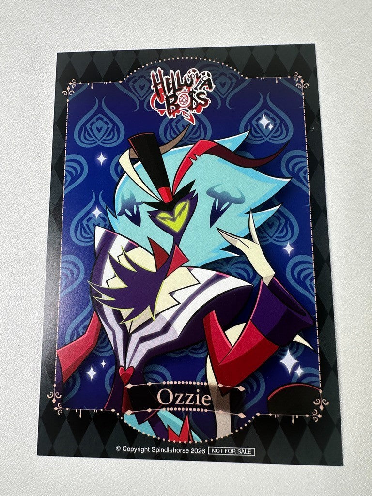 Hazbin Hotel Smile Base Cafe Postcard Ozzie