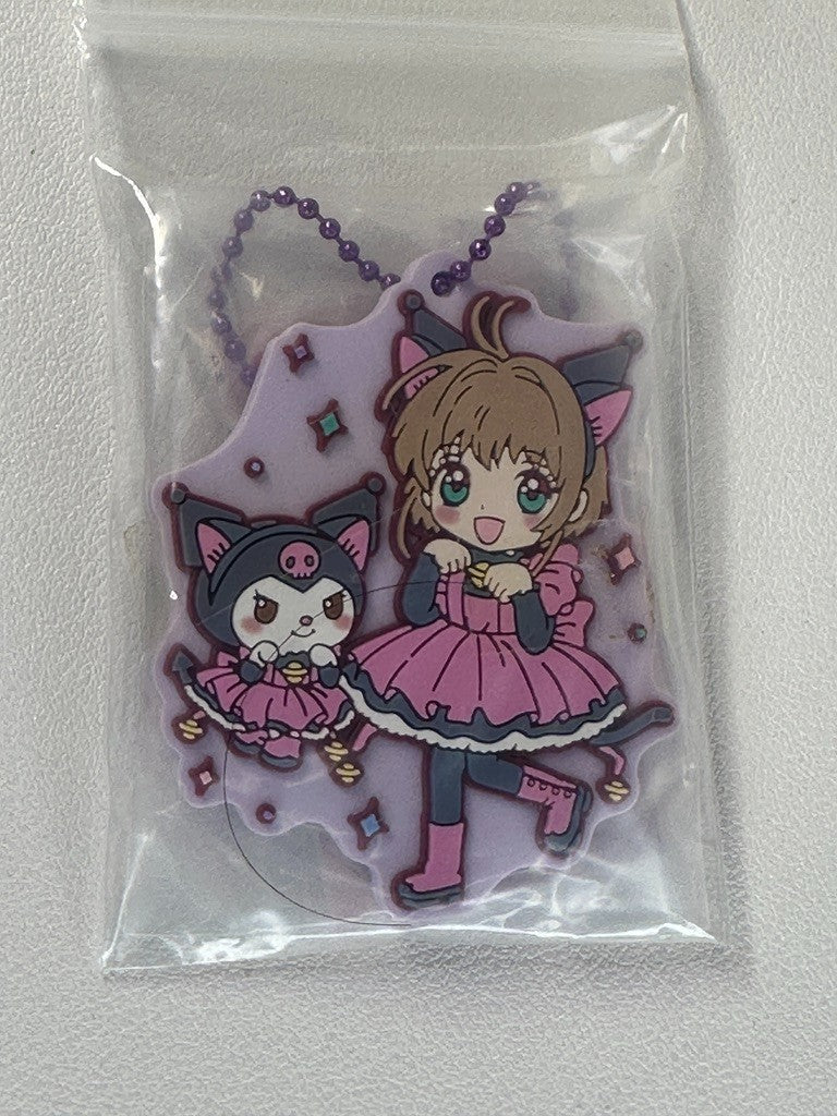 Card Captor Sakura Kinomoto Kuromi Collab Rubber Charm