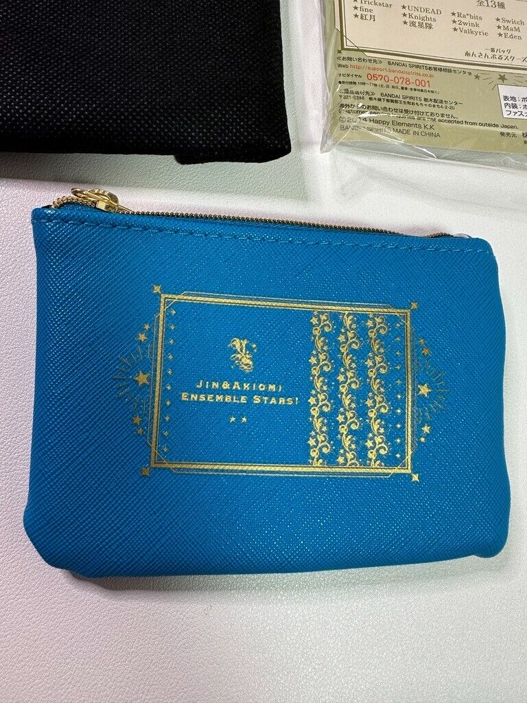Ensemble Stars Jin & Akiomi  Faux Leather Mini Pouch Ichiban Bag Award