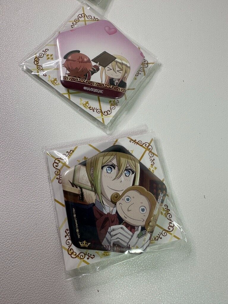 The Royal Tutor Can Badge Set Heine Wittgenstein Leonhard von Granzreich