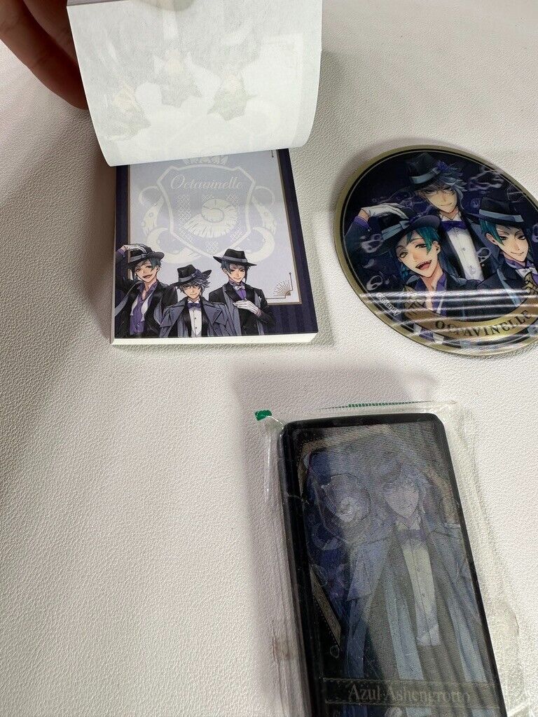 Twisted Wonderland  Octavinelle Azul Floyd Jade Notepad Coaster Pill Case