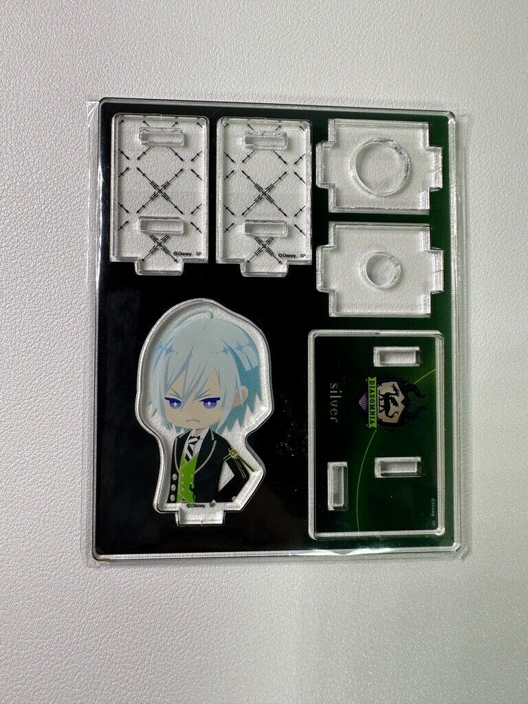 Twisted Wonderland Diasomnia Silver Chibi Pen Acrylic Stand