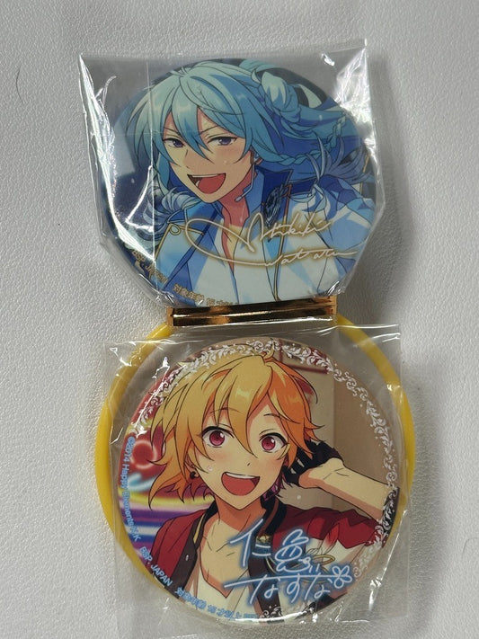 Ensemble Stars! Fine Can Badge Set Wataru Hibiki Rabbits Nazuna Nito