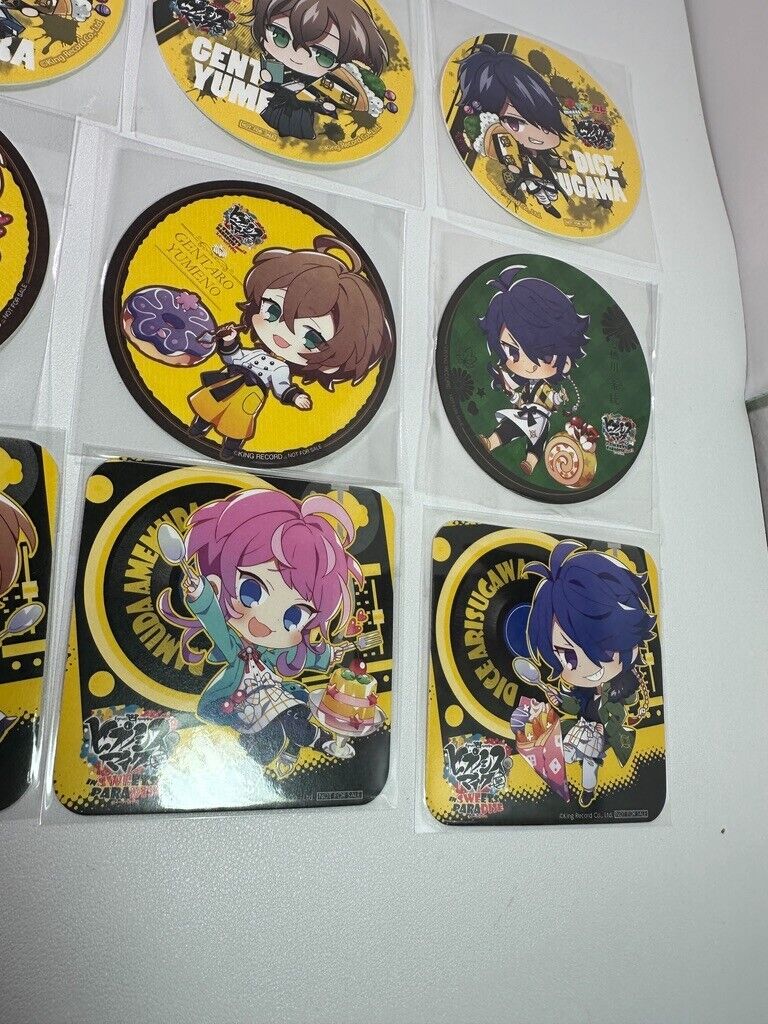 Hypnosis Mic Division Rap Battle Cafe Coaster Fling Posse Ramuda Dice Gentaro