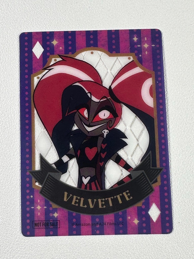 Hazbin Hotel Ikebukuro Pop Up Shop Clear Card Velvette