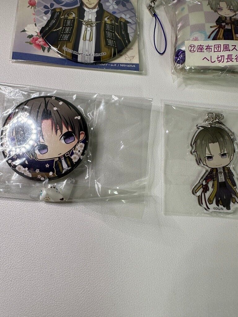 Touken Ranbu Online Heshikiri Hase Can Badge Pillow Charm Acrylic Keycain Set