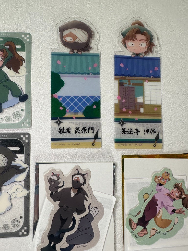 Nintama Rantarō Bookmark Sticker Card Set