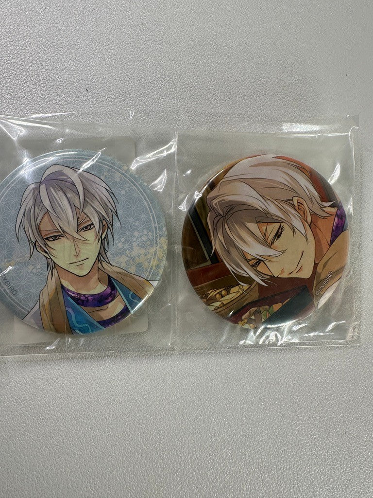 Ikemen Sengoku Romances Across Time Can Badge Set Mitsuhide Akechi