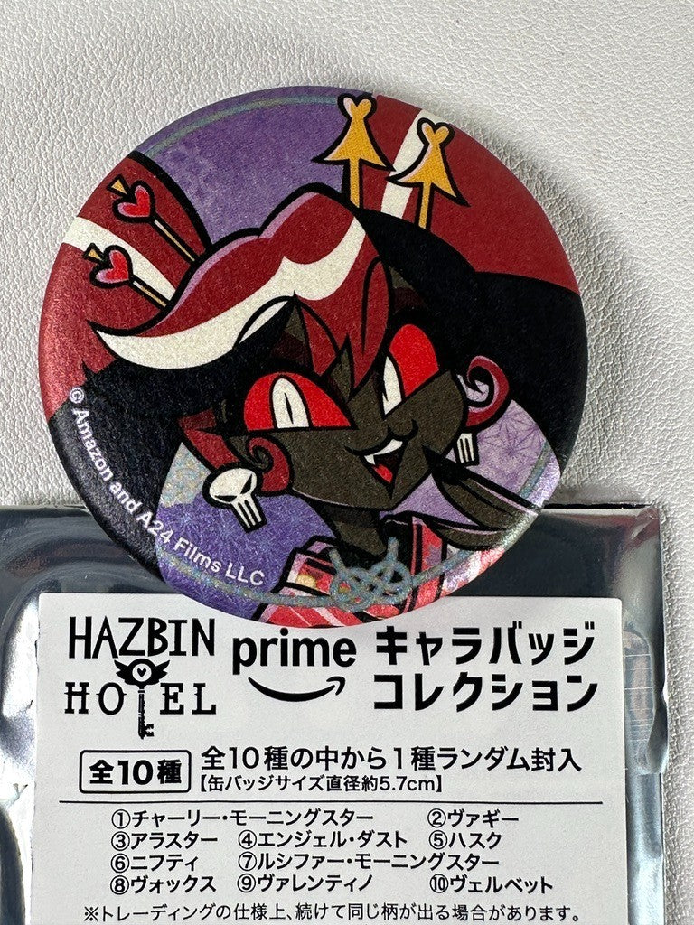 Hazbin Hotel Animate Kimono Can Badge Velvette