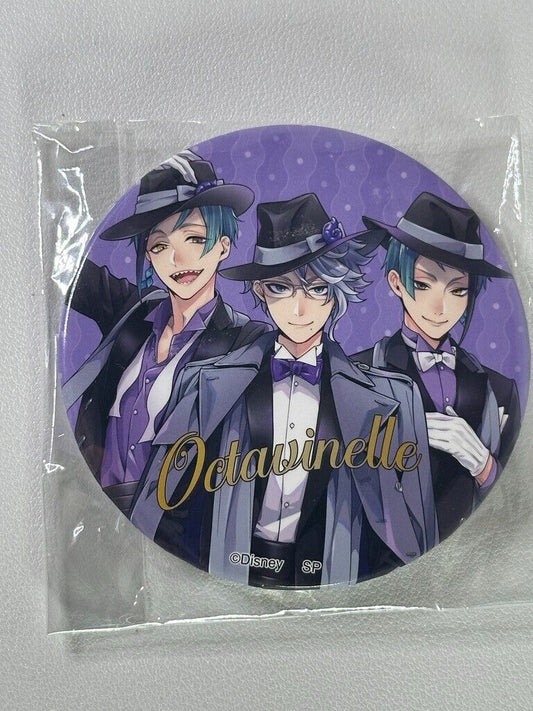 Twisted Wonderland Can Badge Octavinelle Dormitory Azul Jade Floyd