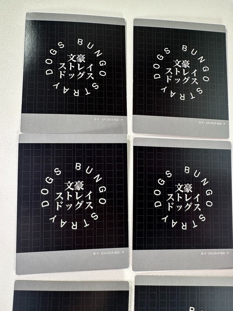 Bungo Stray Dogs Card Set Doppo Akiko Atsushi Osamu Ryunosuke Sakunosuke