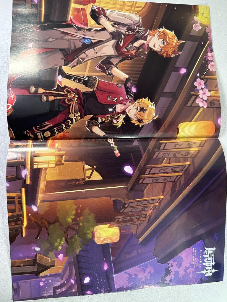 Double Sided Poster Heaven Official's Blessing Genshin Impact