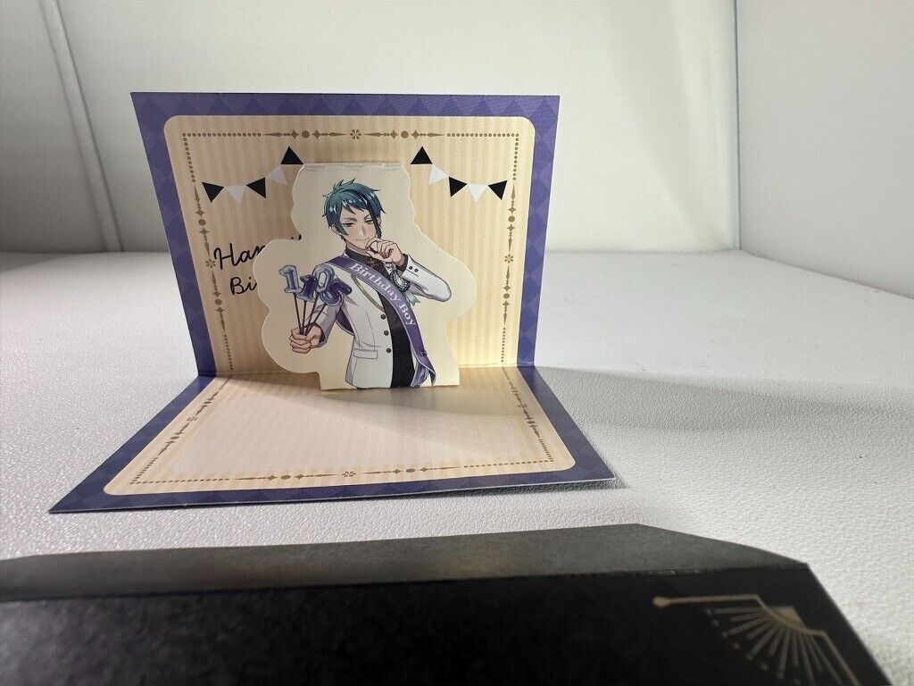 Twisted Wonderland Mini Pop-Up Birthday Card Octavinelle Jade Leech