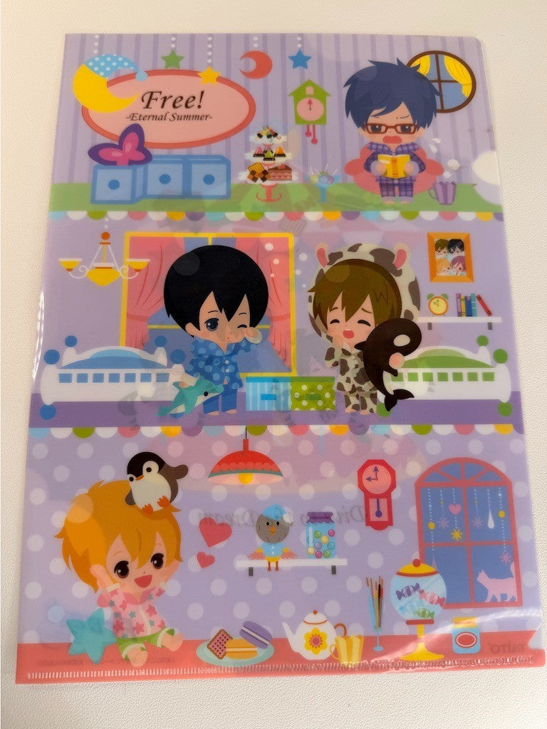 Free! Eternal Summer Chibi Clear File Haruka Rin Haru