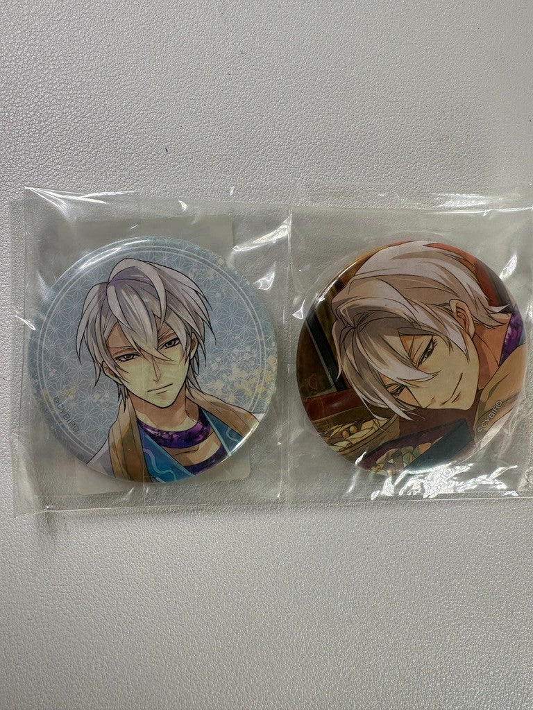 Ikemen Sengoku Romances Across Time Can Badge Set Mitsuhide Akechi