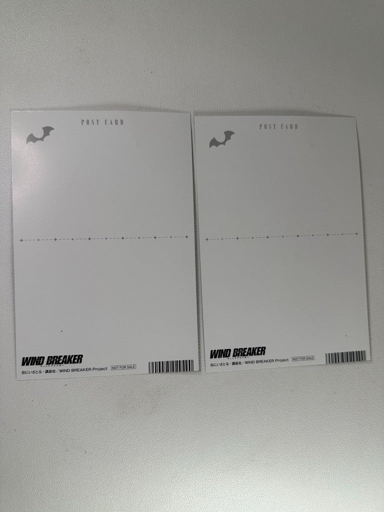 Wind Breaker Postcard Set Sgishita Kyotaro Nirei Akihiko
