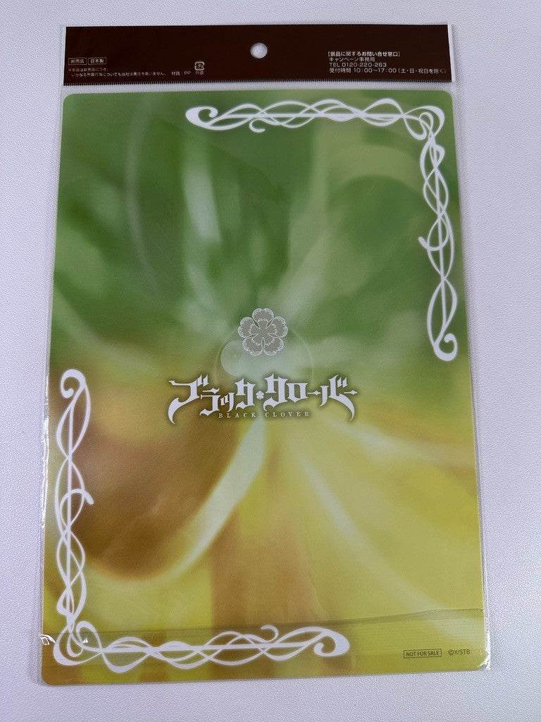 Black Clover Desk Mat Yuno Grinberryall Asta